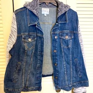Torrid Jean Jacket Hoodie